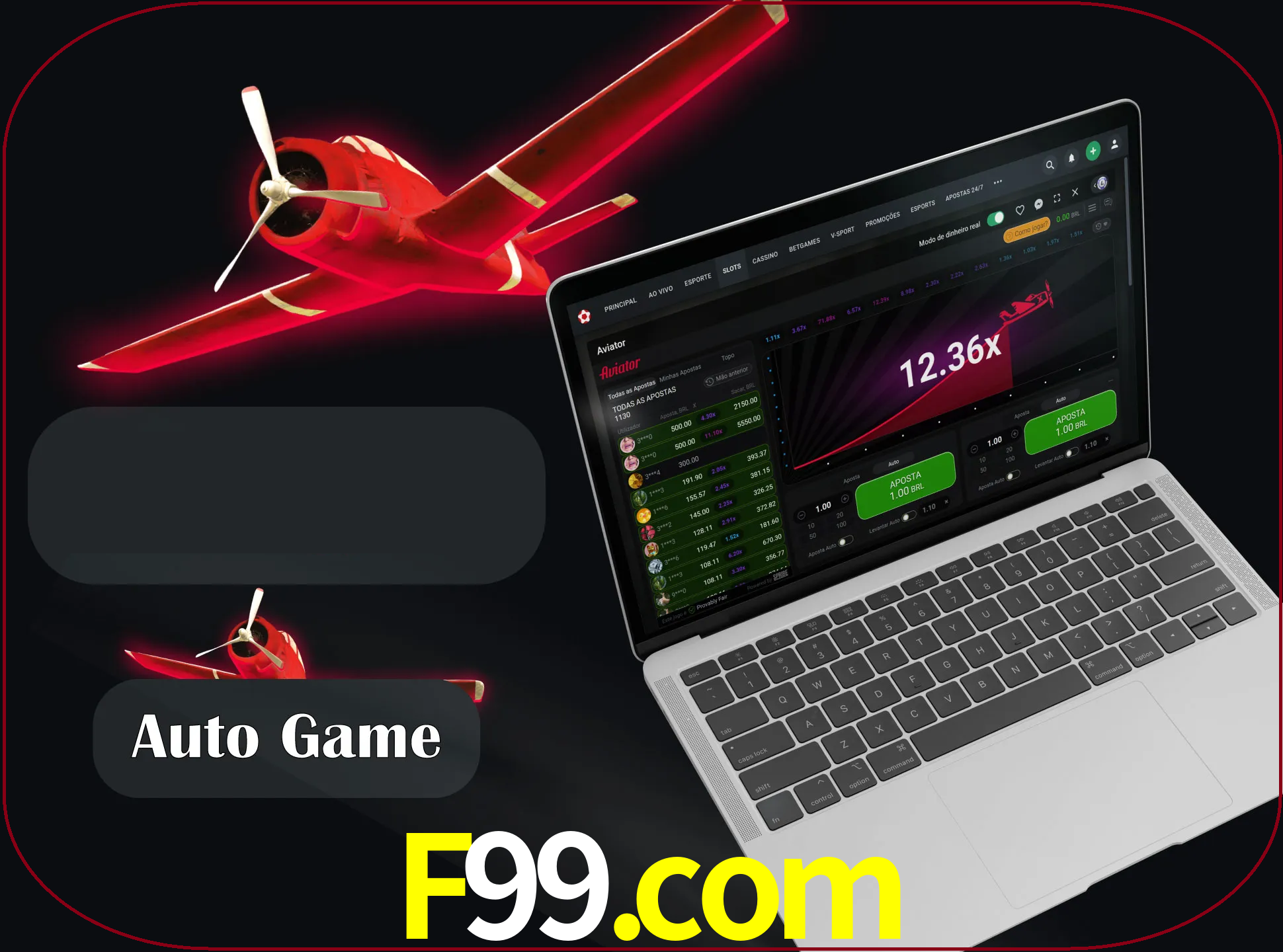 No modo automático, os jogos apostam e sacam seu dinheiro automaticamente.
