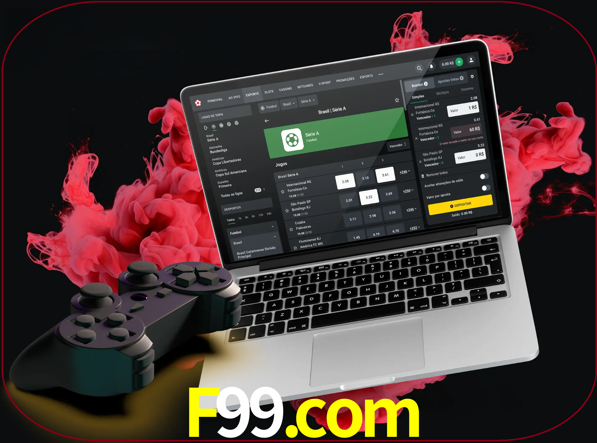 Visite a secção especial de jogos de vídeo em f99 para descobrir em que jogos pode apostar e ganhar muito dinheiro.
