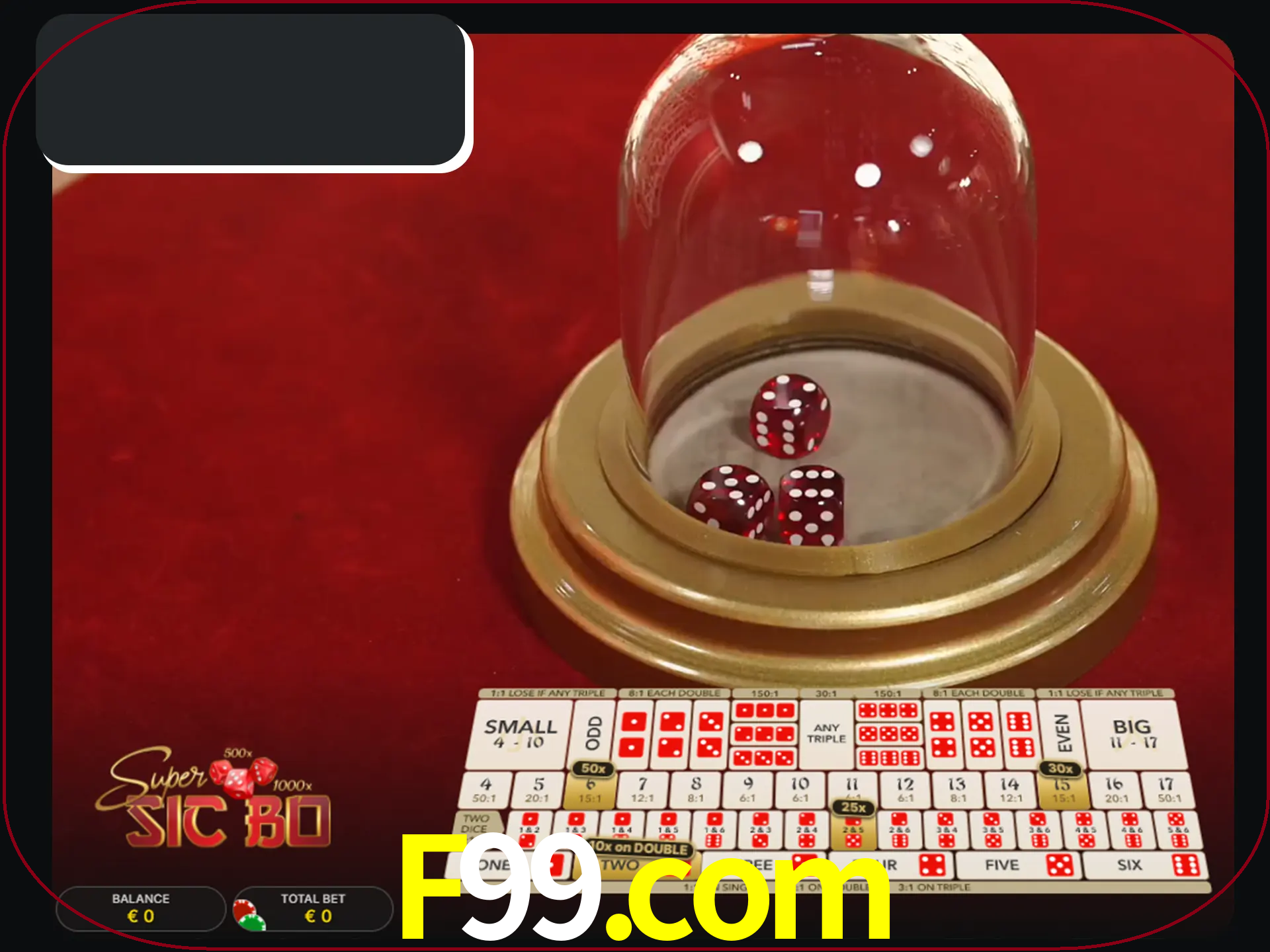 Deixe os dados ao seu lado nos jogos da Sic Bo.