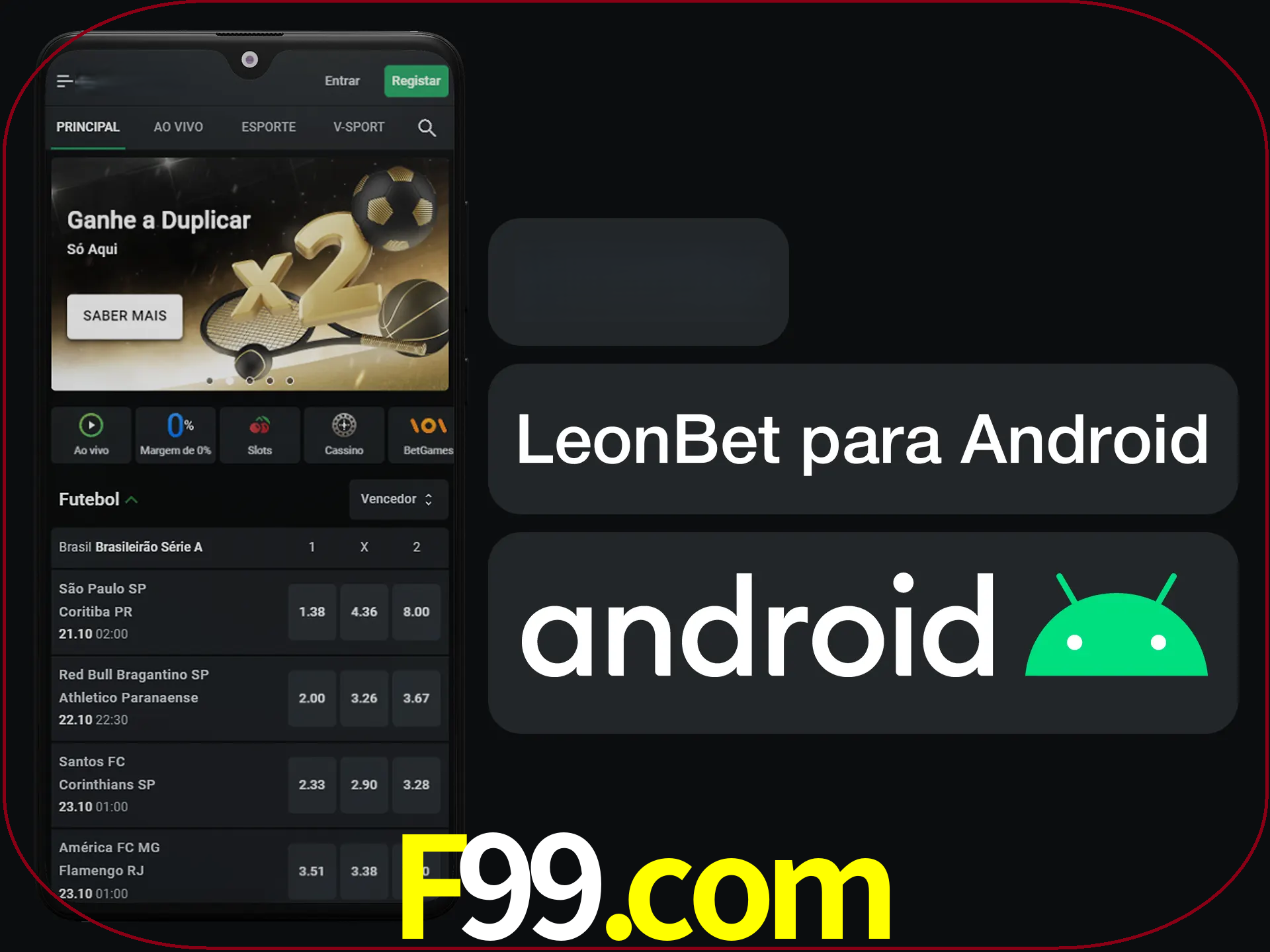 Adquira sua versão poket de LeonBet.